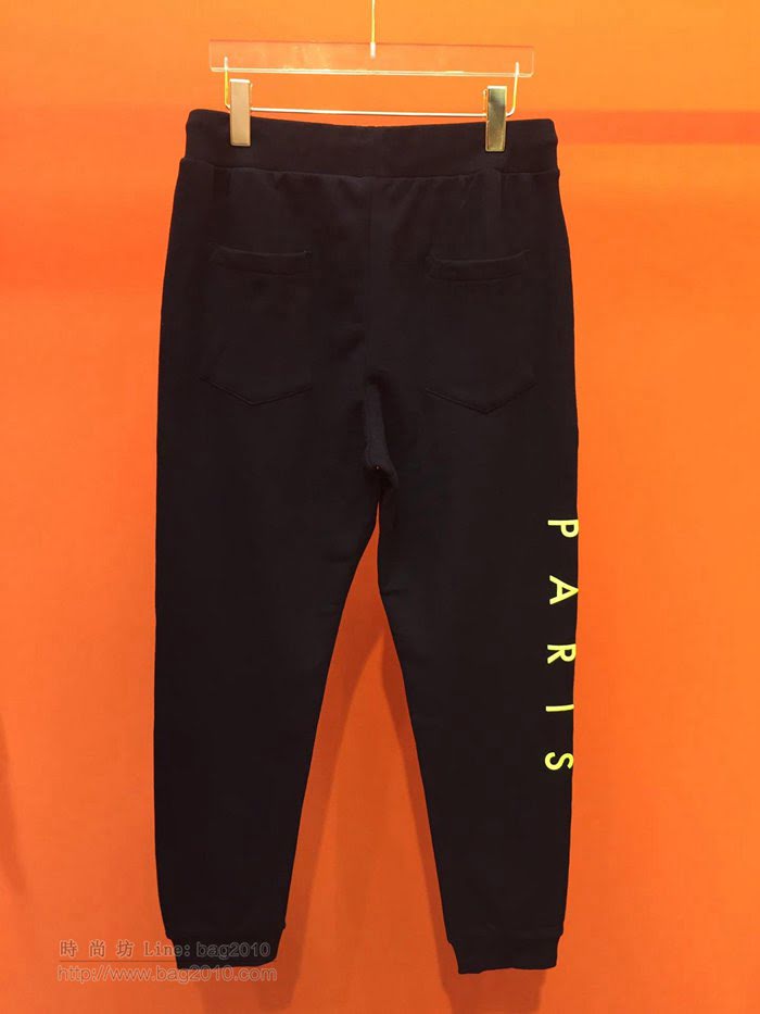 Kenzo 19/20FW新款 最高品質 高田賢三男士黑色衛褲 運動休閒褲 男士秋季最新單品  tzy2350